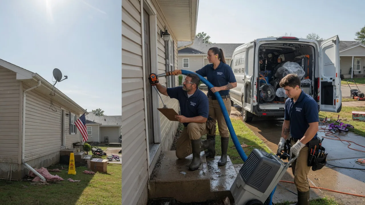 Ceiling Water Damage Restoration in Gene Autry, OK near me